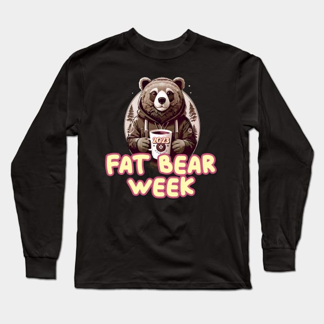 fat bear week Long Sleeve T-Shirt by TamaJonson